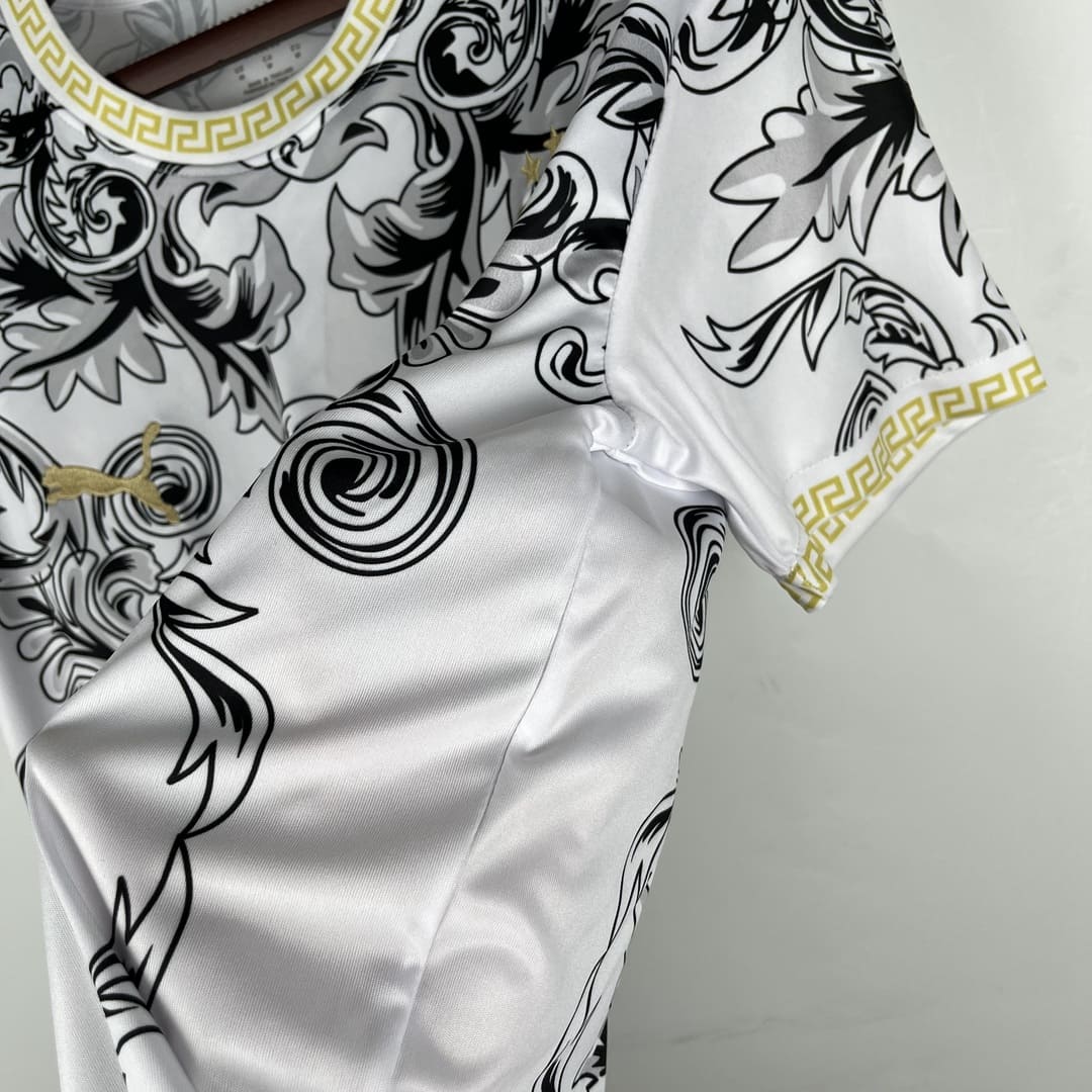 Italie Maillot Concept Versace Blanc