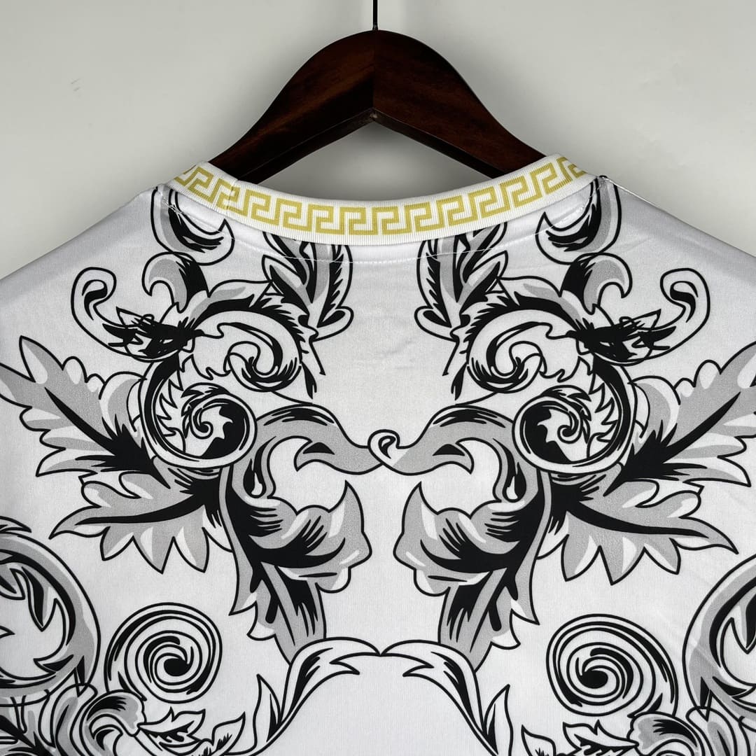 Italie Maillot Concept Versace Blanc