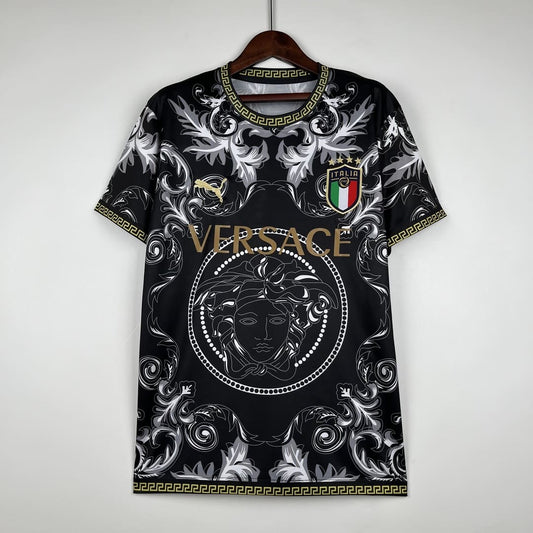 Italie Maillot Concept Versace Noir