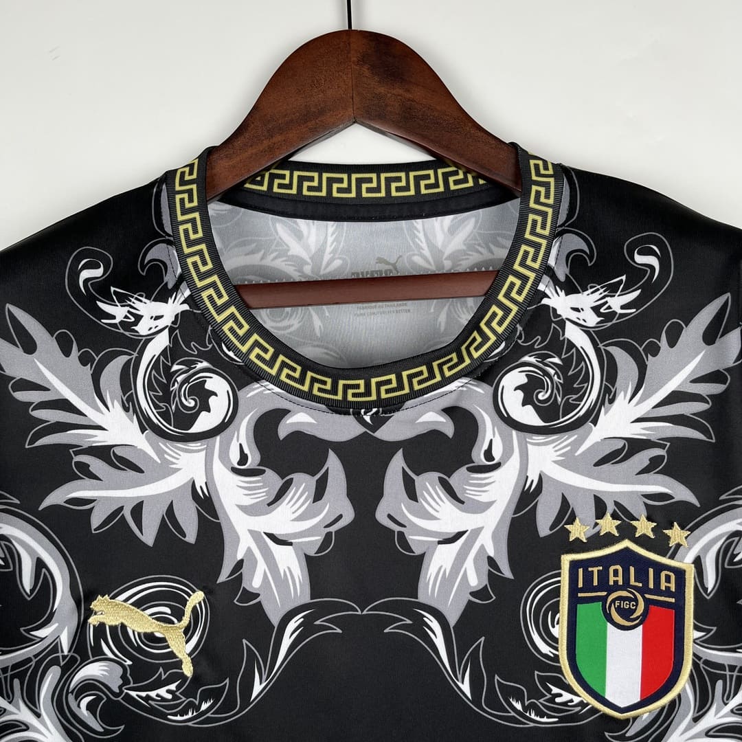 Italie Maillot Concept Versace Noir