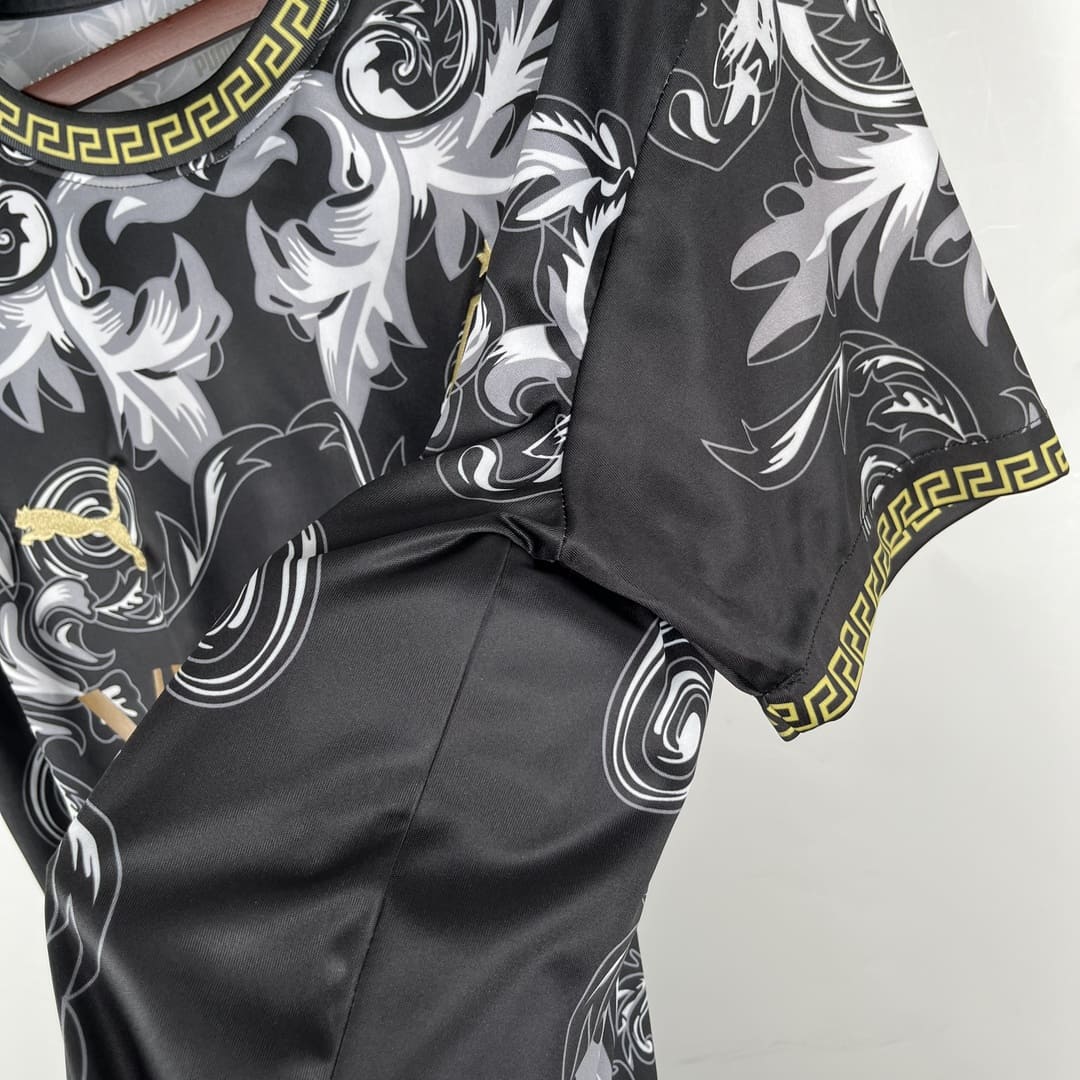 Italie Maillot Concept Versace Noir