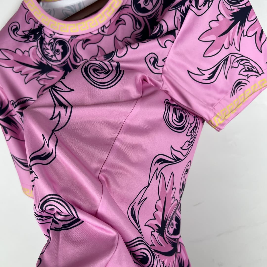 Italie Maillot Concept Versace Rose