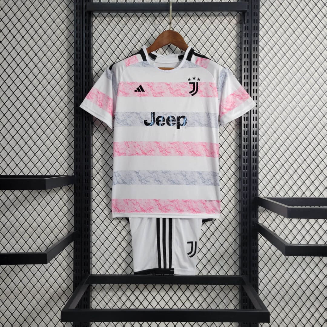 Juventus 23-24 Extérieur Kit Enfant