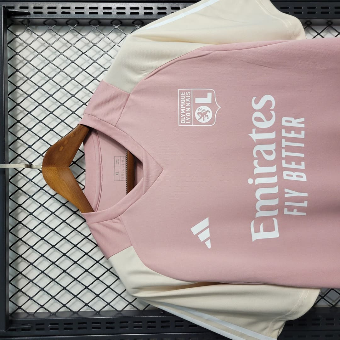 Lyon 23/24 Maillot Entrainement Rose