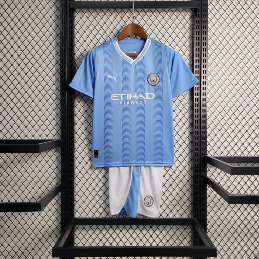 Manchester City 23-24 Domicile Kit Enfant