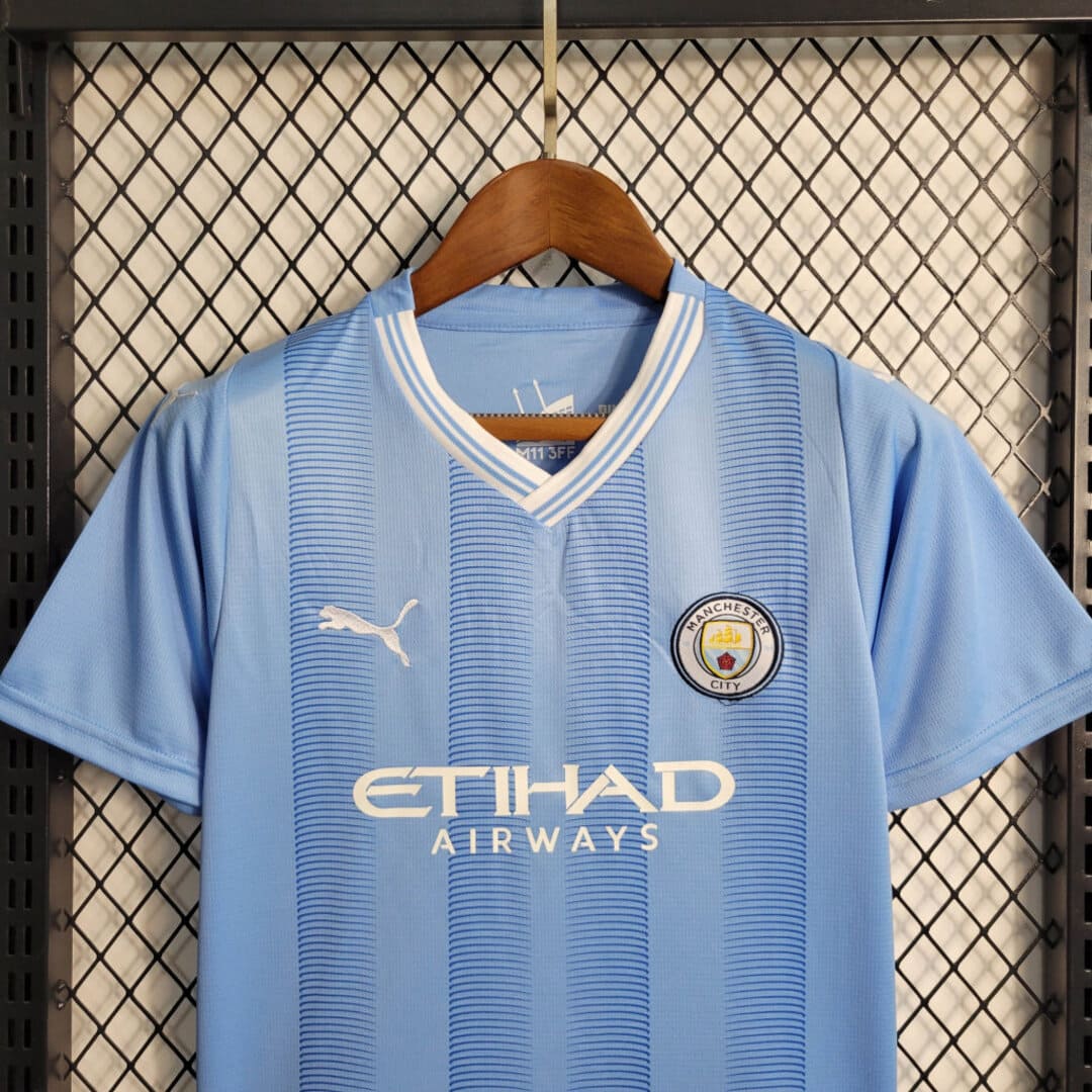 Manchester City 23-24 Domicile Kit Enfant