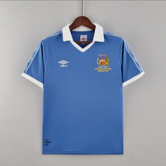 Manchester City 1981 Maillot Domicile