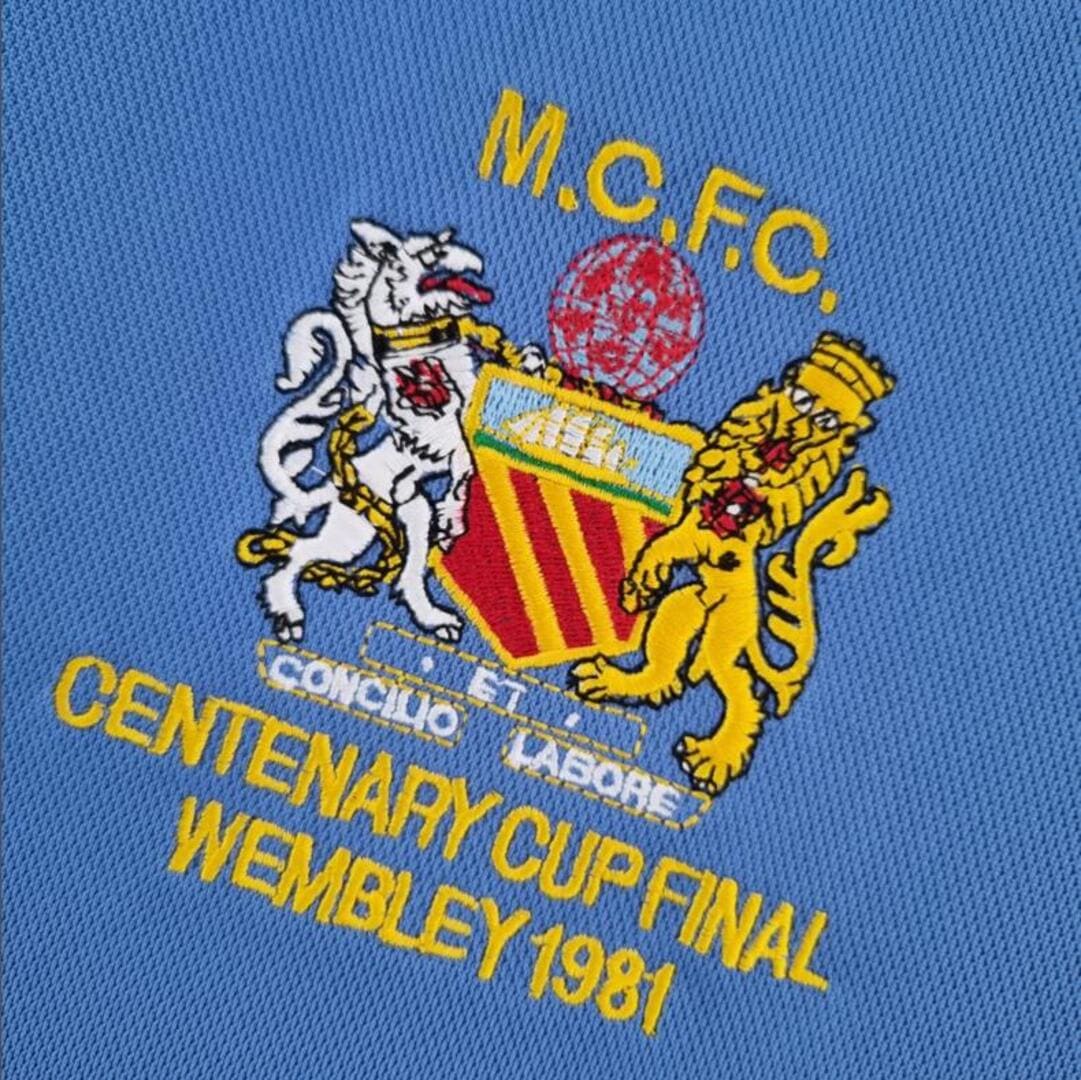 Manchester City 1981 Maillot Domicile