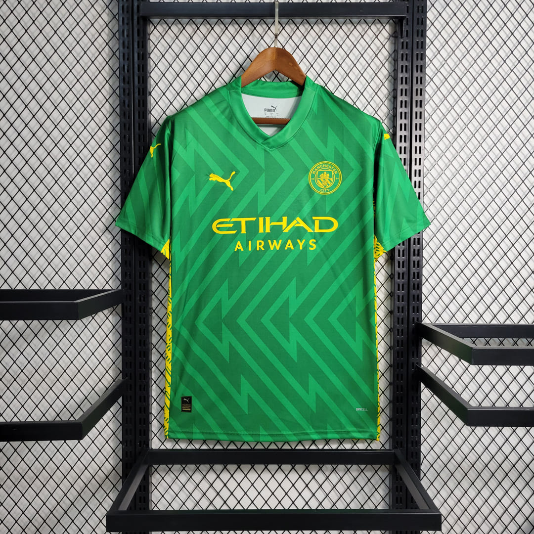 Manchester City 23/24 Maillot Gardien Vert