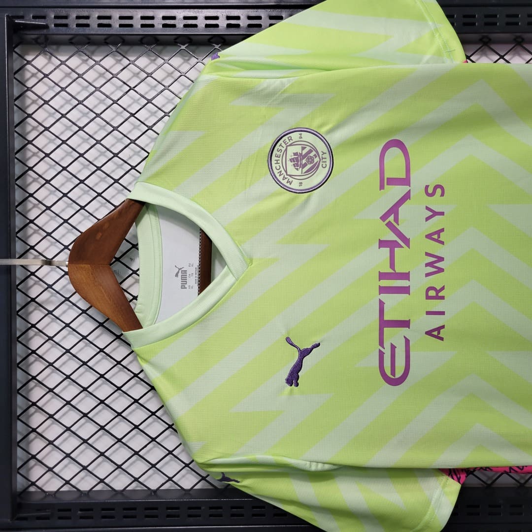 Manchester City 23/24 Maillot Gardien Vert Clair