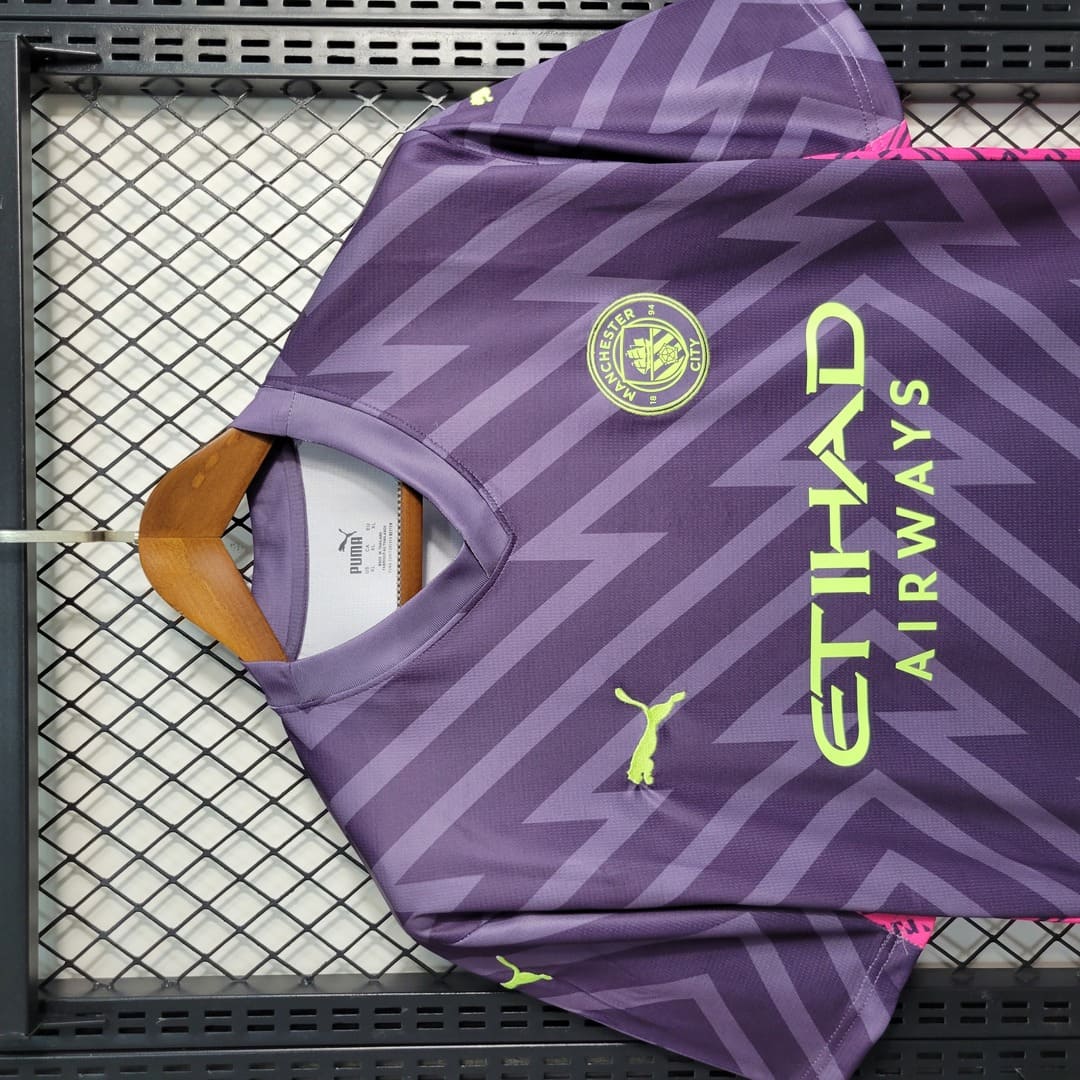 Manchester City 23/24 Maillot Gardien Violet