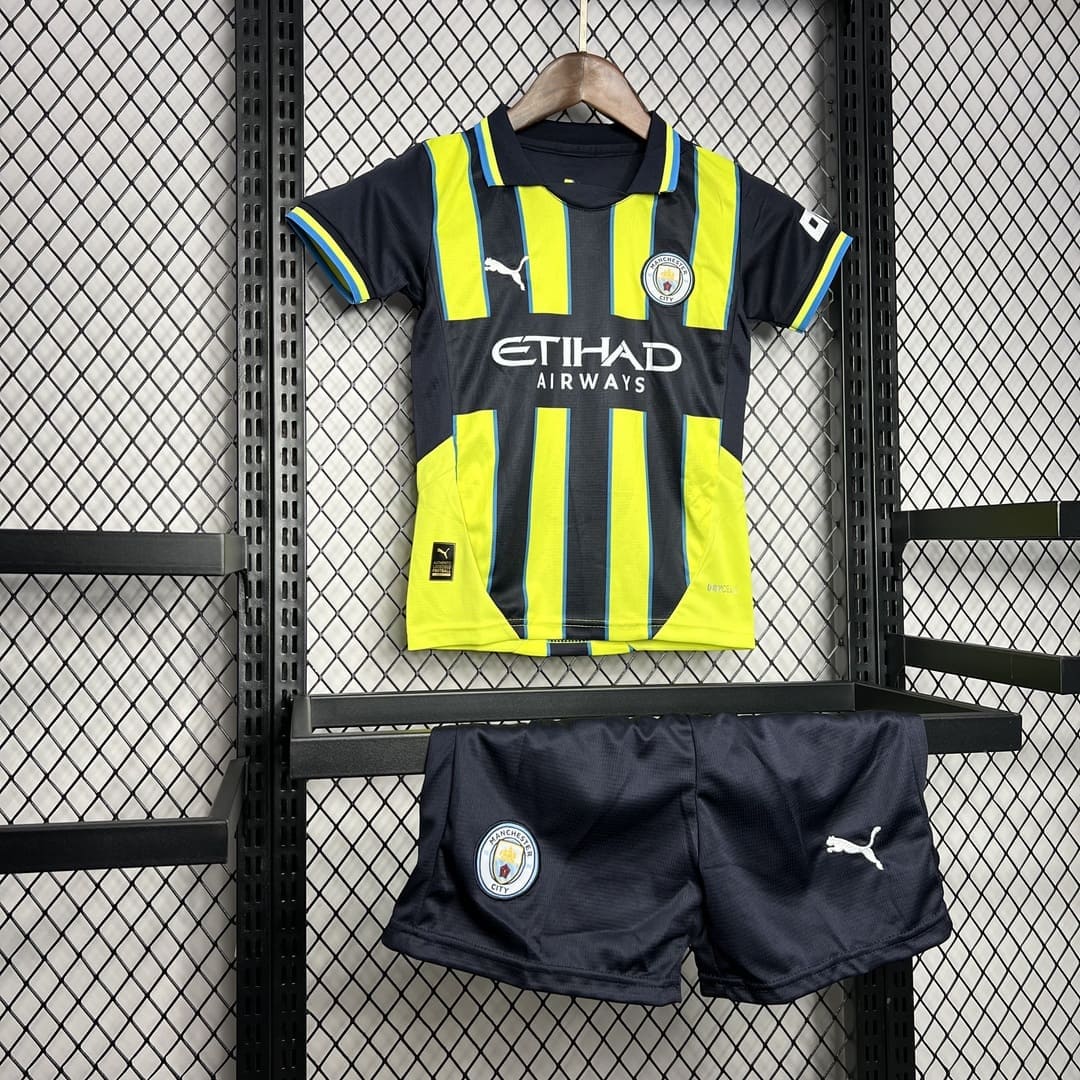 Manchester City 24/25 Extérieur Kit Enfant