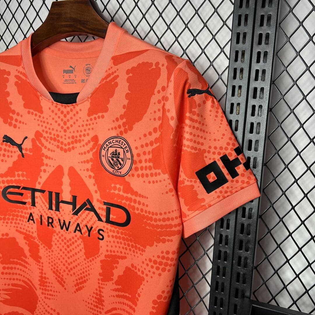 Manchester City 24/25 Maillot Gardien Orange