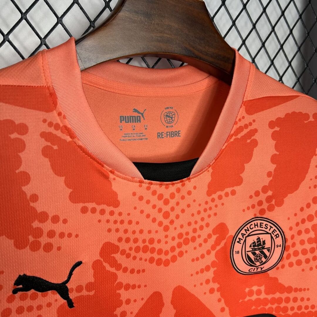 Manchester City 24/25 Maillot Gardien Orange