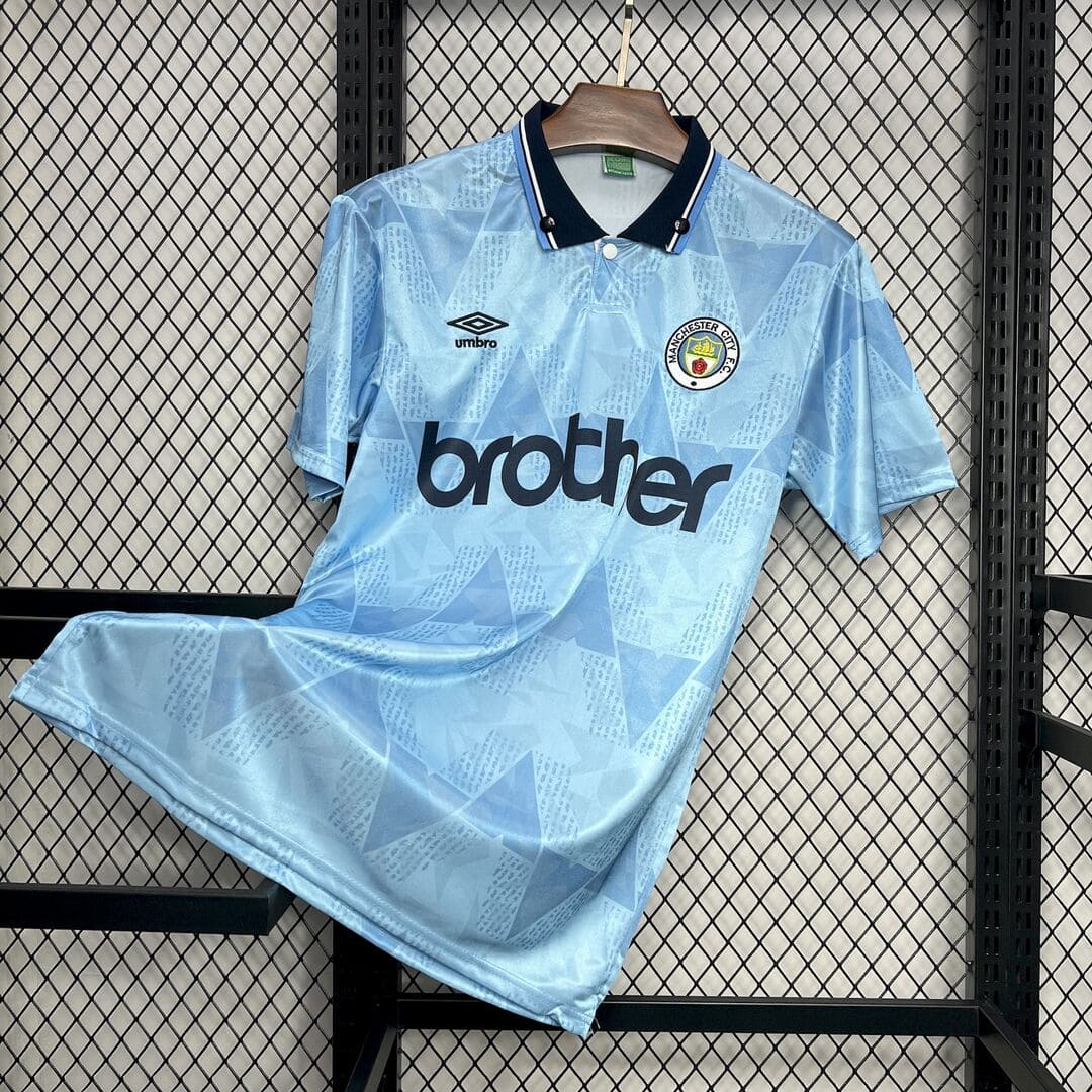 Manchester City 89/91 Maillot Domicile