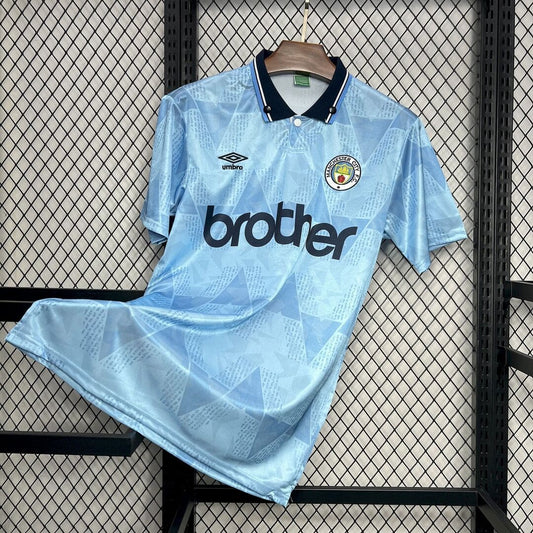 Manchester City 89/91 Maillot Domicile