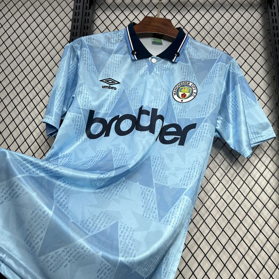 Manchester City 89/91 Maillot Domicile