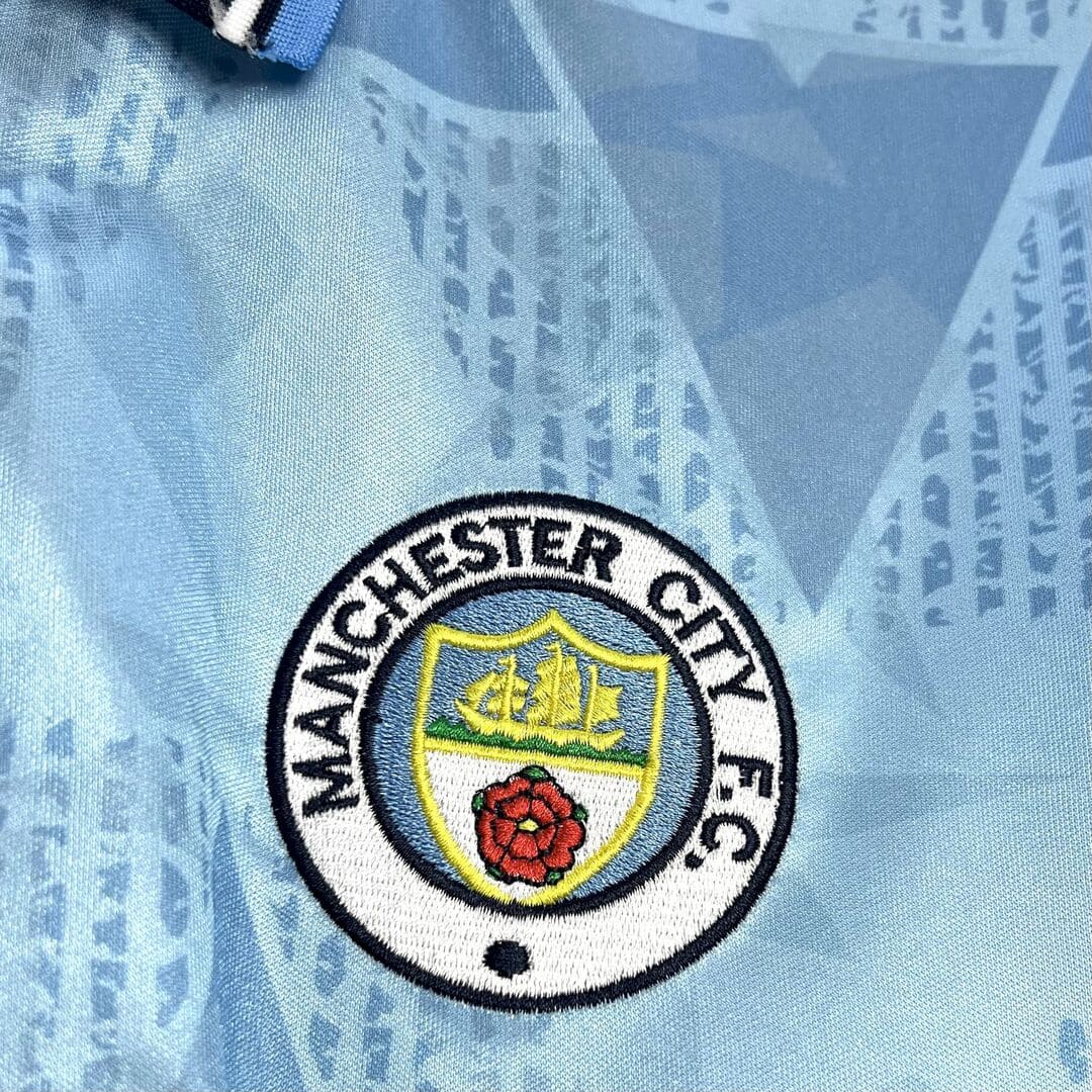 Manchester City 89/91 Maillot Domicile