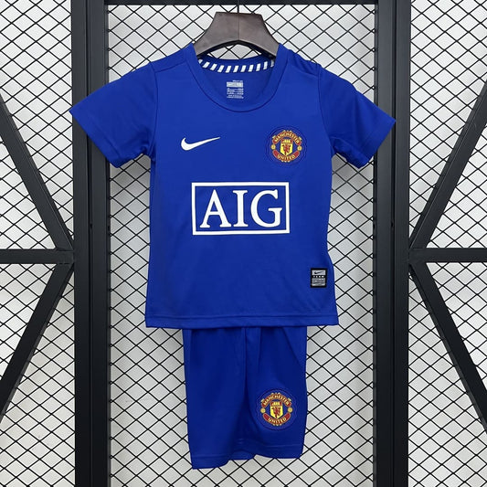 Manchester United 08/09 Extérieur Kit Enfant