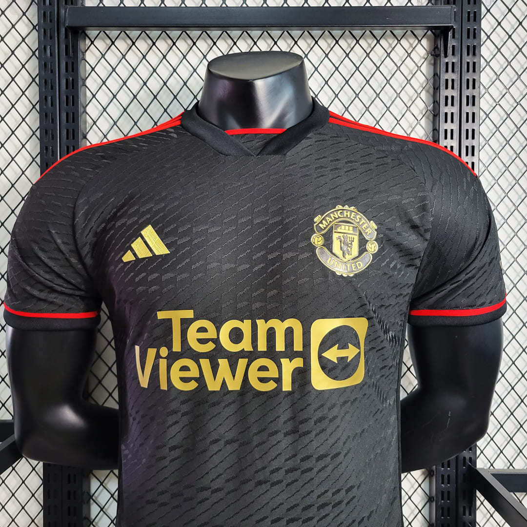 Manchester United 23/24 Maillot Concept Noir - Version Player