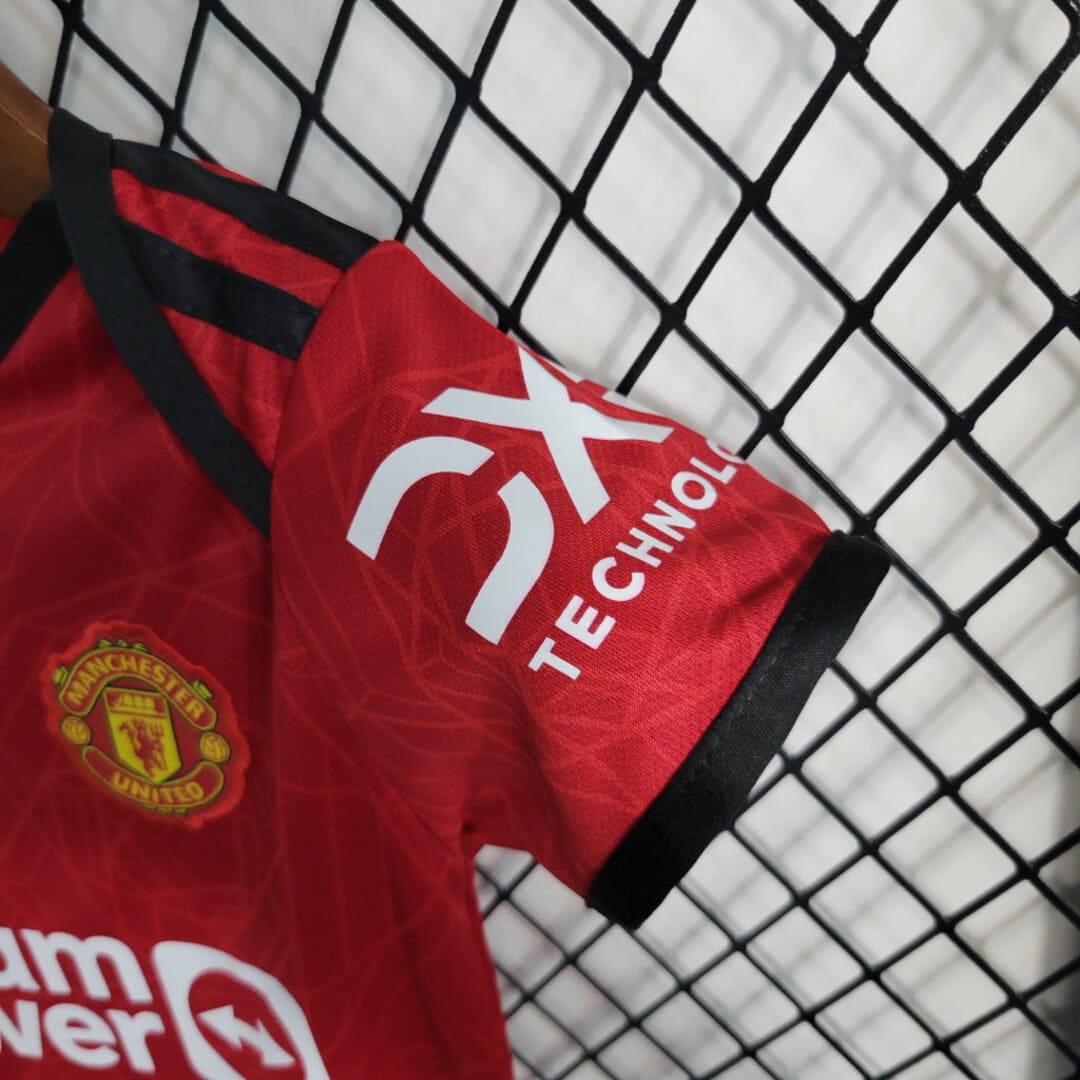 Manchester United 23/24 Maillot Domicile Bébé