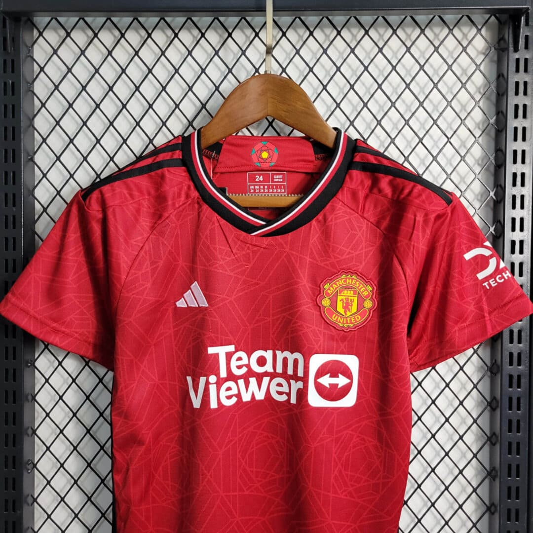 Manchester United 23/24 Domicile Kit Enfant