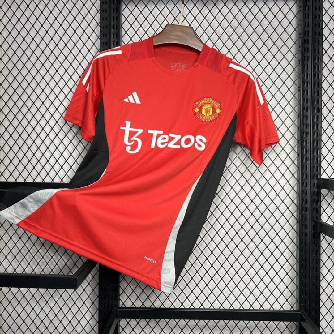 Manchester United 24/25 Maillot Échauffement Rouge