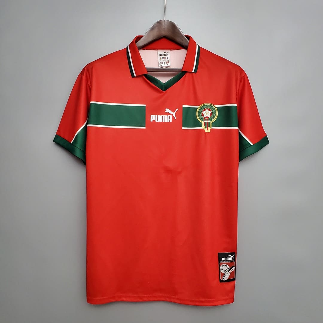 Maroc 1998 Maillot Domicile