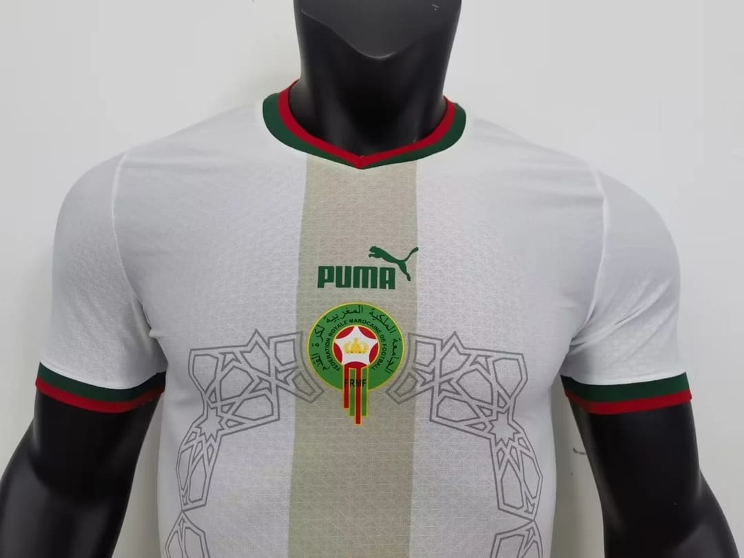 Maroc 2022 Maillot Extérieur - Version Player