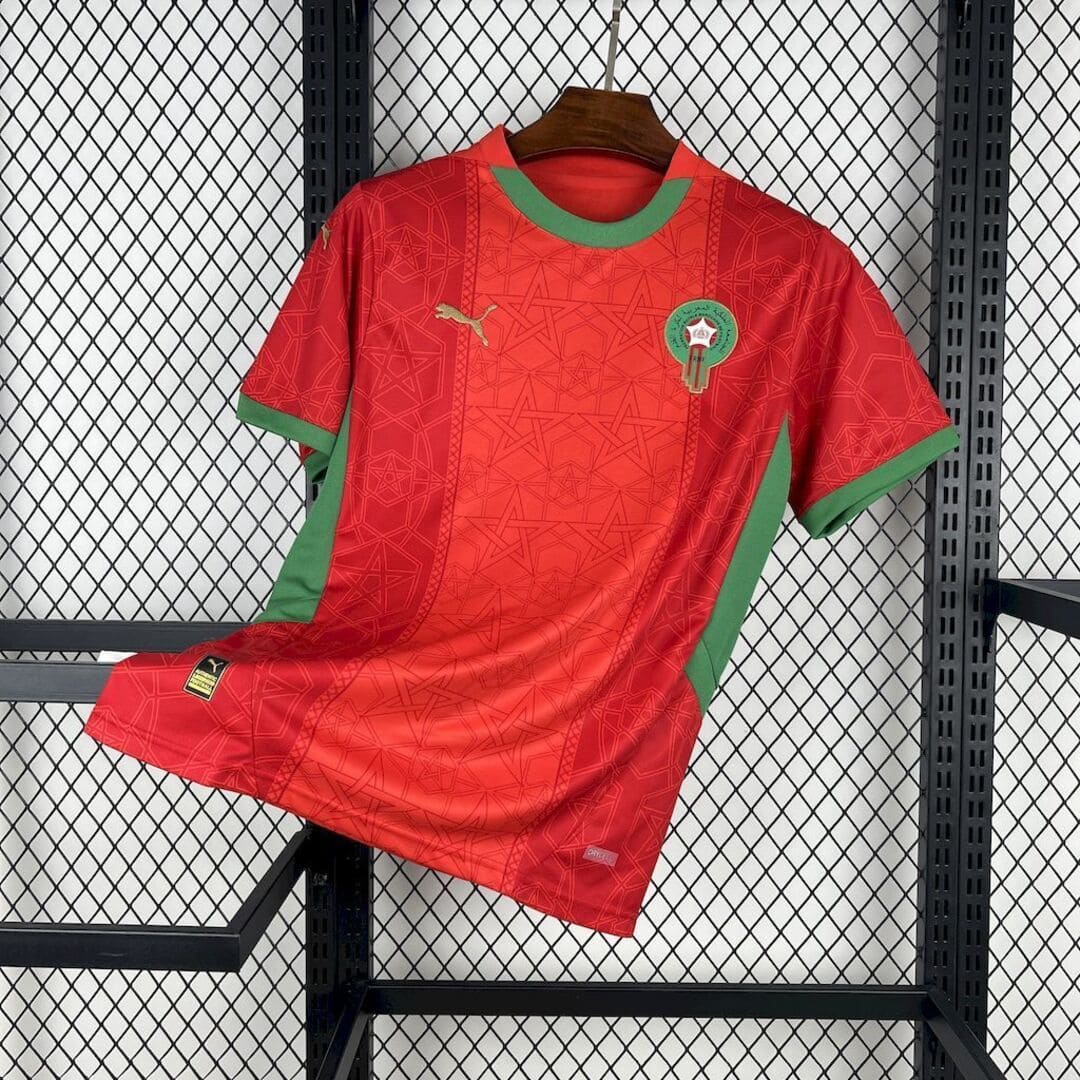 Maroc 2025 Maillot Domicile