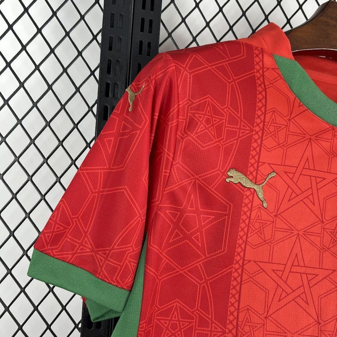 Maroc 2025 Maillot Domicile