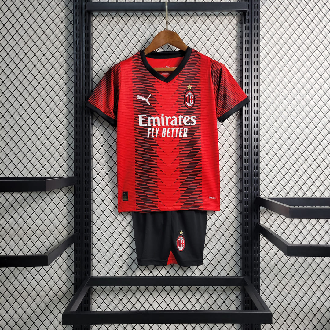 Milan AC 23-24 Domicile Kit Enfant