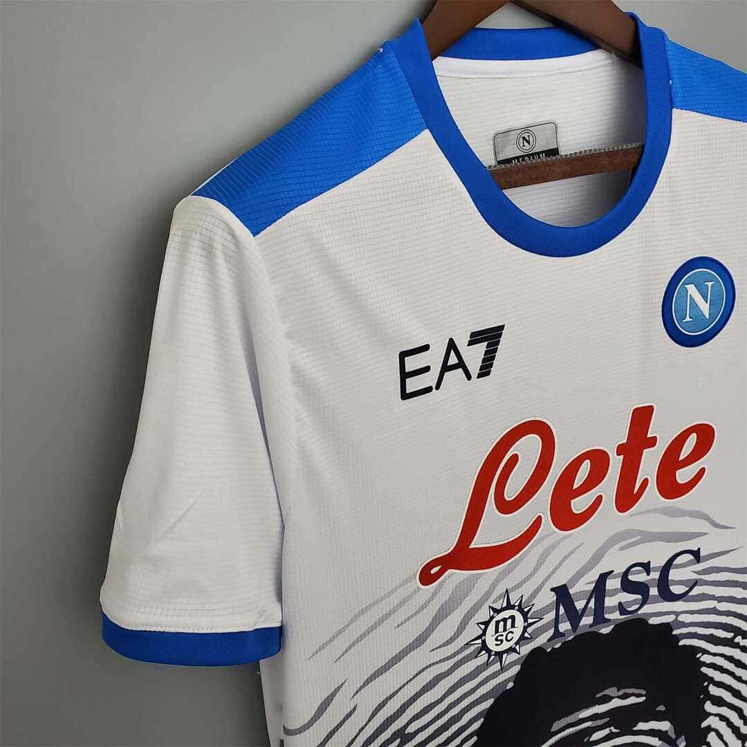 Napoli 21/22 Maillot Maradona Blanc