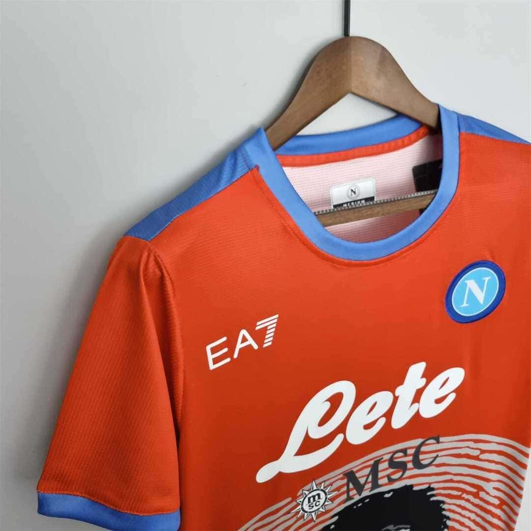 Napoli 21/22 Maillot Maradona Rouge