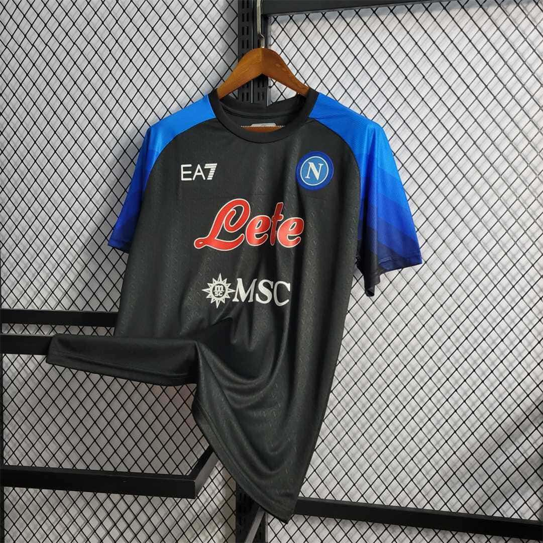 Napoli 22/23 Maillot Entrainement Noir