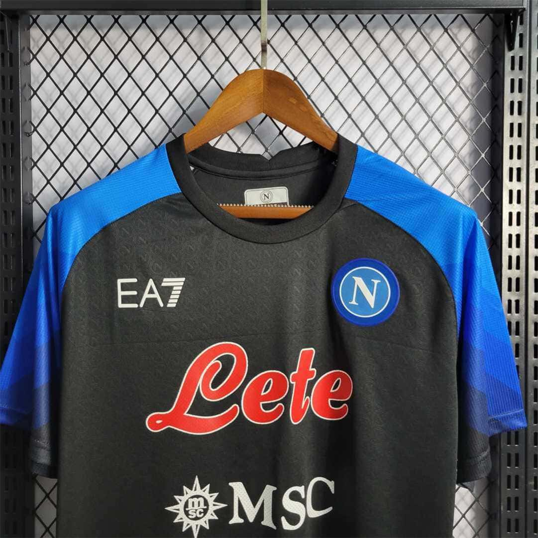 Napoli 22/23 Maillot Entrainement Noir