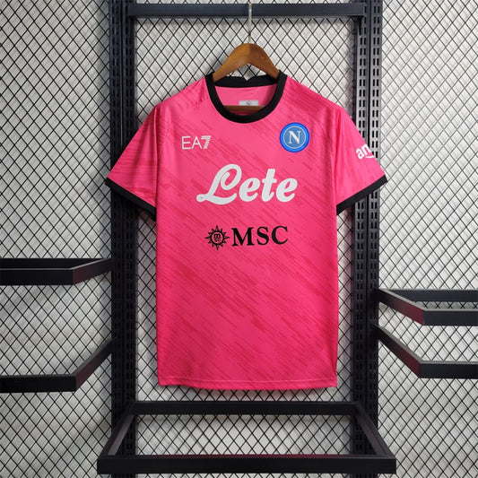 Napoli 22/23 Maillot Gardien Rose