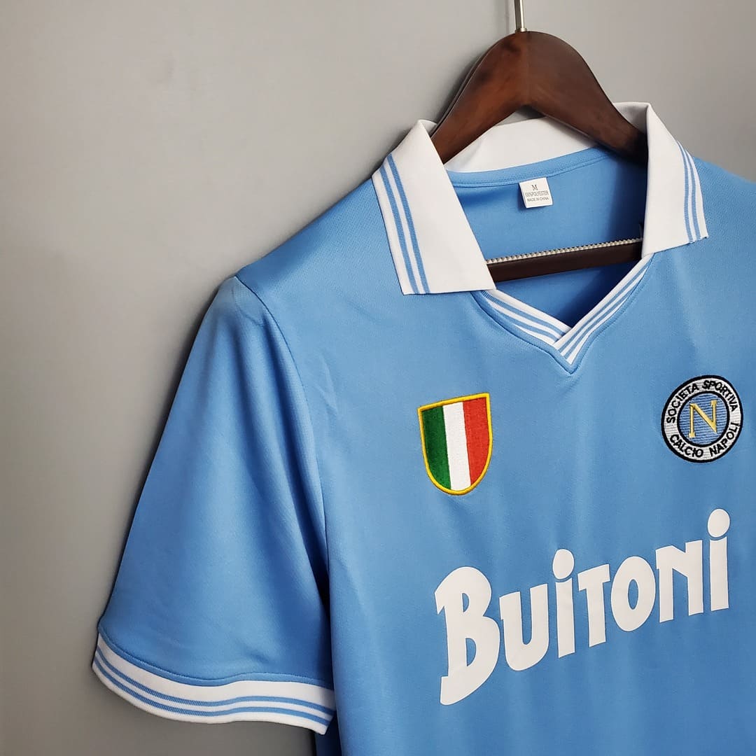 Napoli 86/87 Maillot Domicile