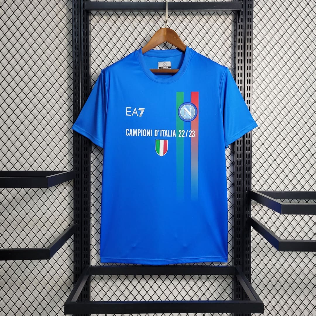 Napoli 23/24 Maillot Campioni Bleu