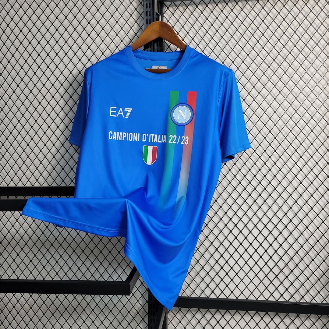 Napoli 23/24 Maillot Campioni Bleu