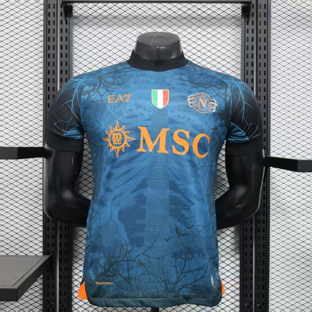 Napoli 25/26 Maillot Halloween Bleu - Version Player