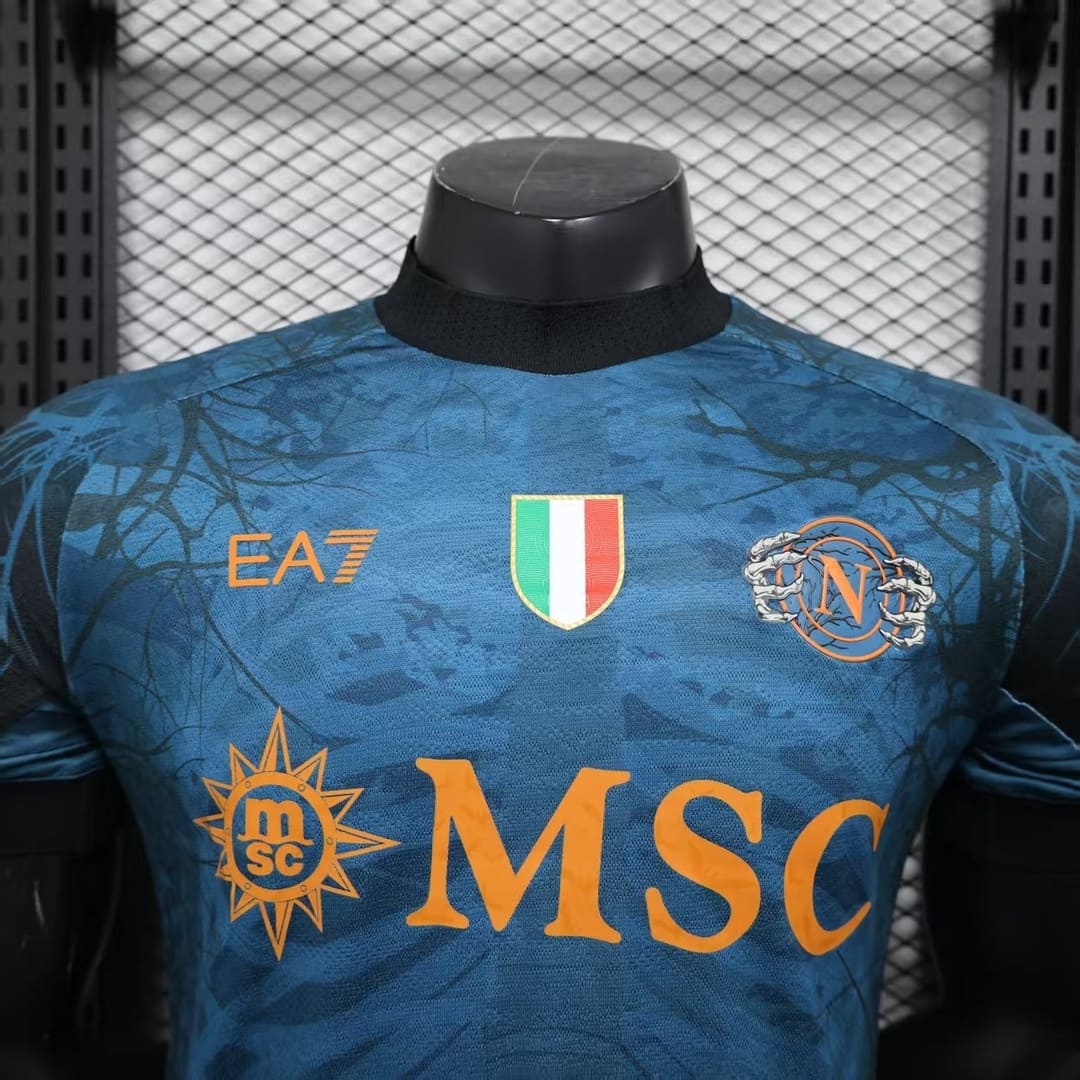 Napoli 25/26 Maillot Halloween Bleu - Version Player