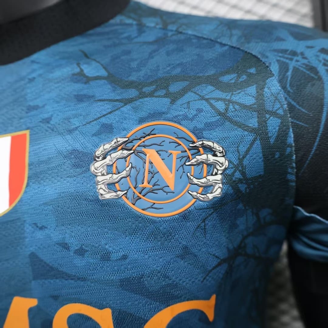 Napoli 25/26 Maillot Halloween Bleu - Version Player