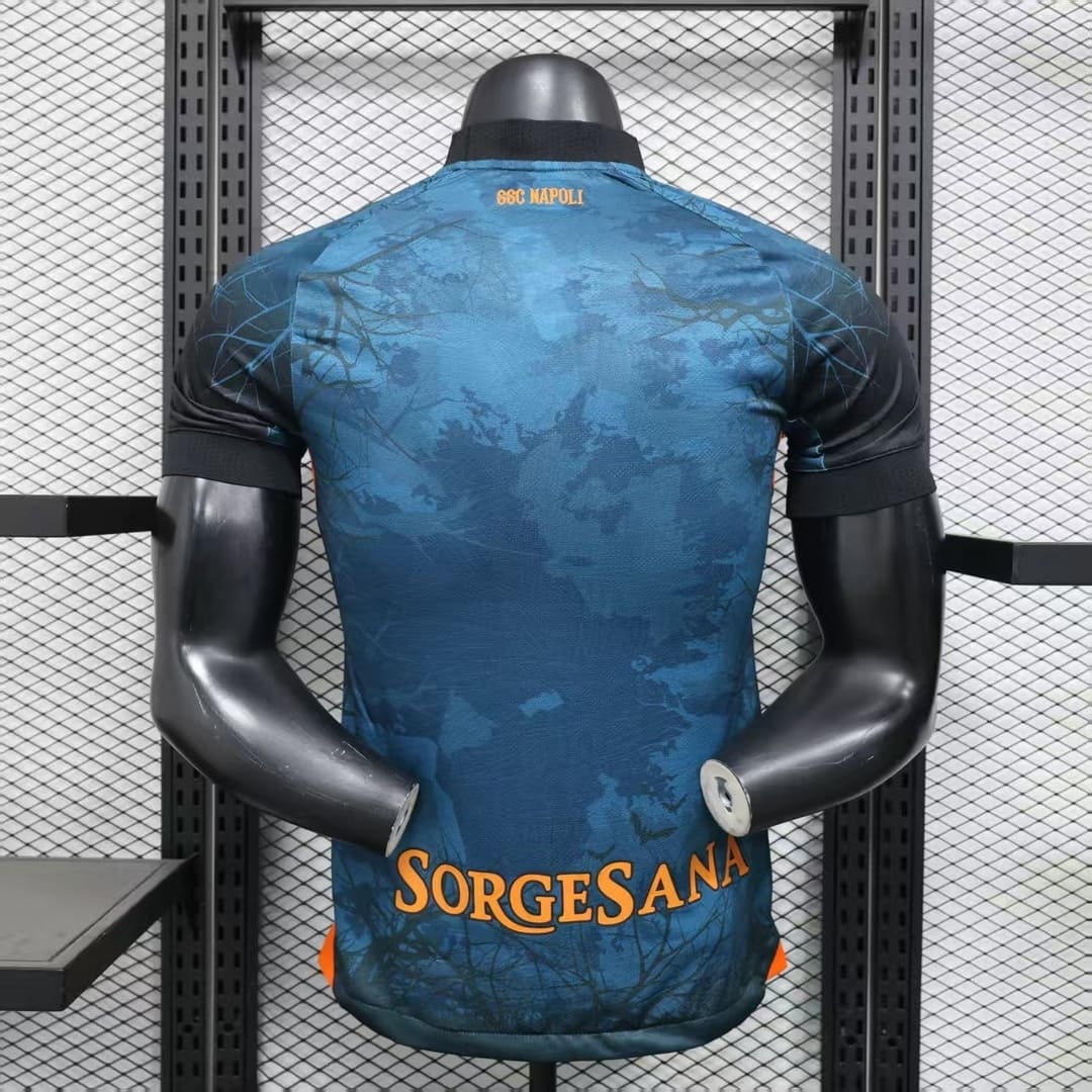 Napoli 25/26 Maillot Halloween Bleu - Version Player