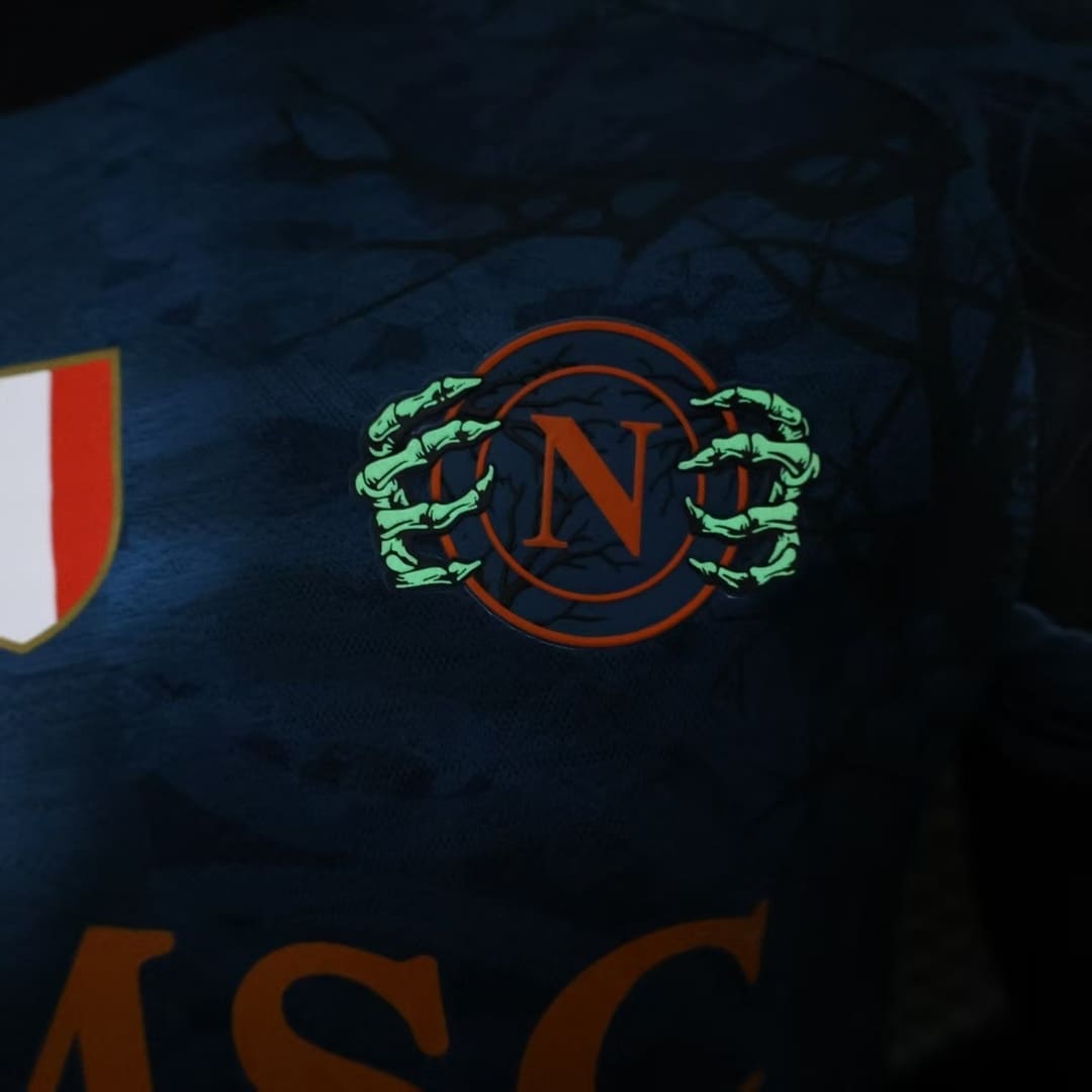 Napoli 25/26 Maillot Halloween Bleu - Version Player
