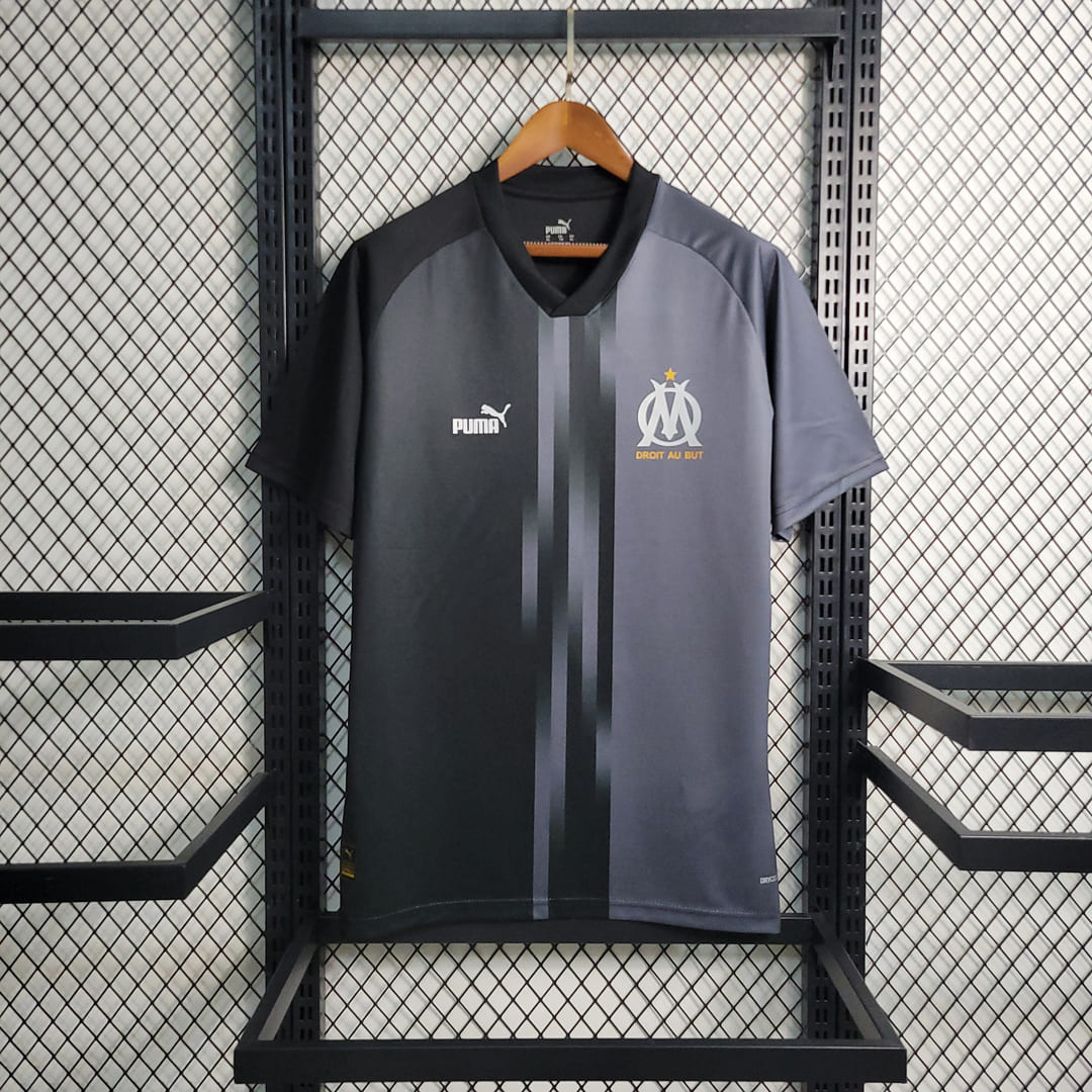 Marseille 23/24 Maillot Entrainement Noir