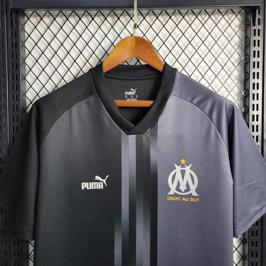 Marseille 23/24 Maillot Entrainement Noir