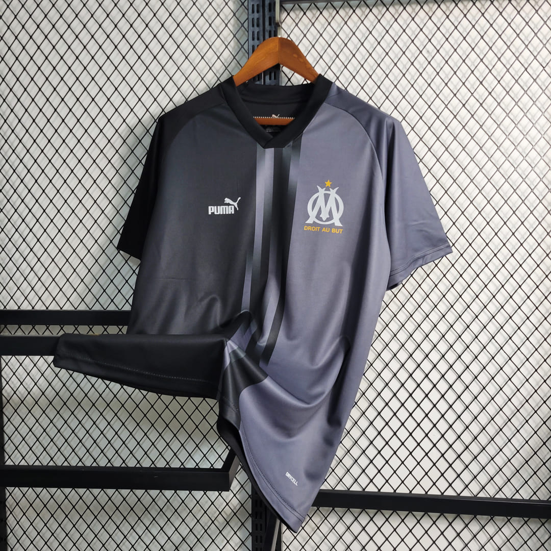 Marseille 23/24 Maillot Entrainement Noir