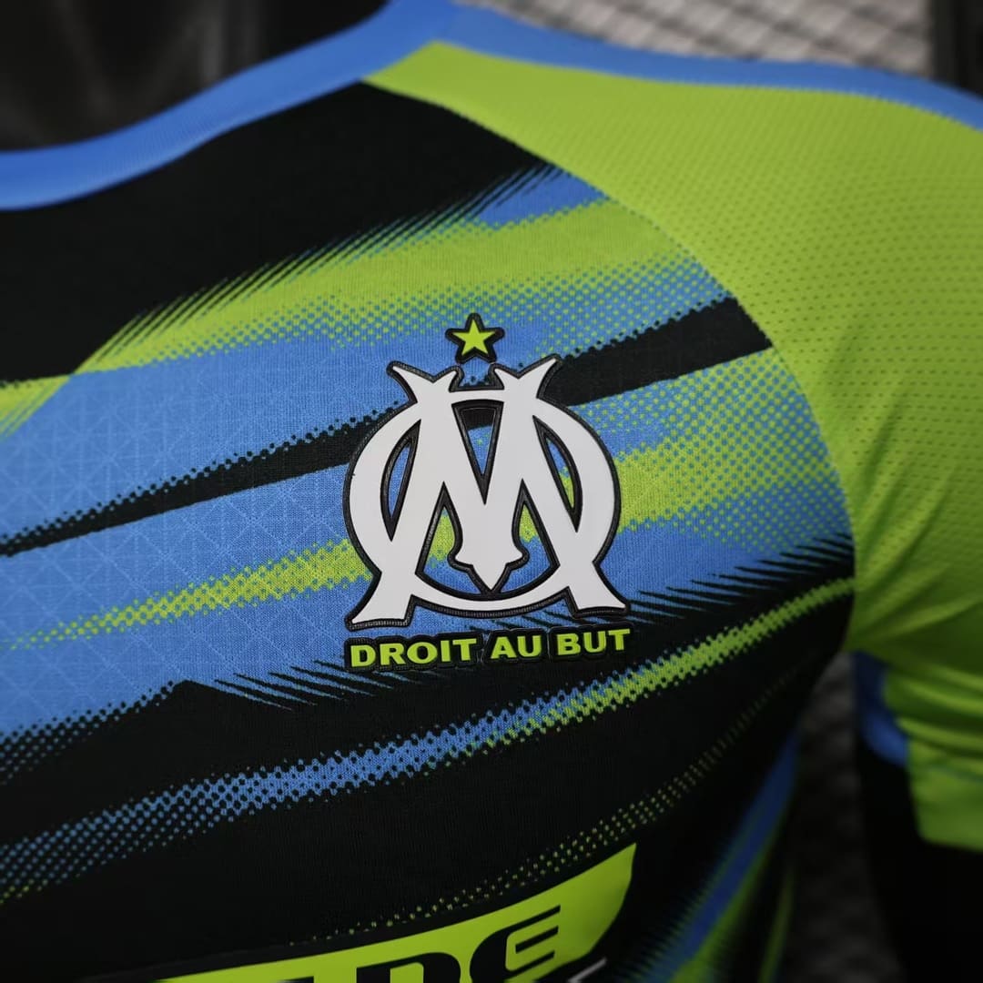 Marseille 25/26 Maillot Entrainement Vert - Version Player