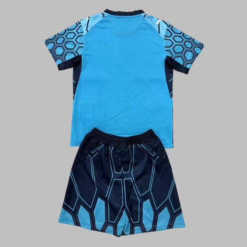 Marseille 26/27 Gardien Bleu Kit Enfant
